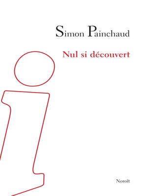 cover image of Nul si découvert